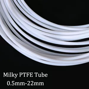 Tubo de tubo de PTFE lechoso, tubería ØID 0,5 mm - 20 mm para impresora 3D varios tamaños 600 V - Imagen 1 de 9
