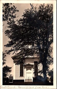 Harwich Port MA Massachusetts Cape Cod RPPC Foto Postal Iglesia 1910-1920 JB26 - Imagen 1 de 2