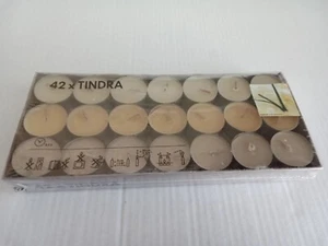 IKEA TINDRA Vanilla Scent Tealight Candles 200.705.82 15747 - Picture 1 of 6