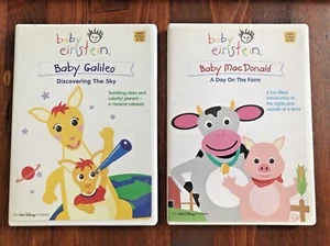 Baby Einstein Original DVDs Galileo Sky & MacDonald Farm Set of 2 - Picture 1 of 3