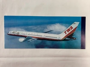 TWA Single Sheet Ticket  12/97 - 8" X 3.25” - Picture 1 of 3