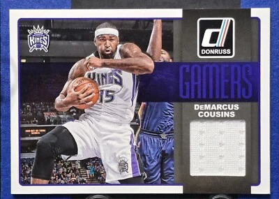 DeMarcus Cousins 2014-15 Donruss Gamers Game Worn Jersey - Image 1 of 3