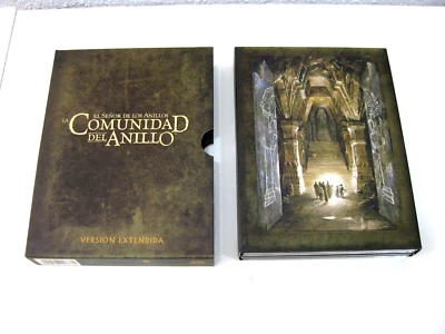 EL SEÑOR DE LOS ANILLOS LA COMUNIDAD DEL ANILLO DVD VERSION EXTENDIDA 4 DVD - Imagen 1 de 3