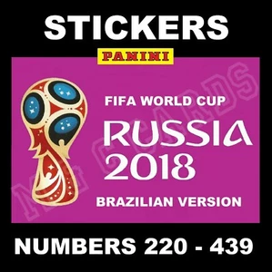 Panini 2018 World Cup Football Sticker Brazilian RED / PINK BACK #220 - 439 - Bild 1 von 4