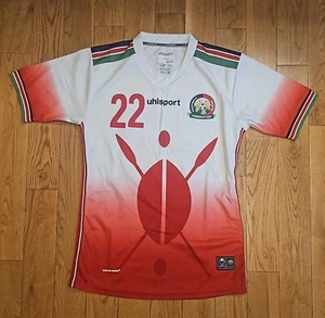 Kenia Nationalmannschaft weiß #22 S uhlsport 2020 Home Football Shirt Trikot Soccer - Bild 1 von 5