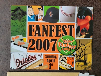2007 Fanfest Schedule Al Bumbry - Baltimore Orioles - Autographed! - Image 1 of 4