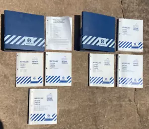 6 Books!! New Holland TN75FA TN85FA TN95FA Tractor Service Repair Manual Binders - Picture 1 of 7