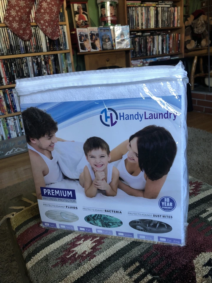 Handy Laundry Waterproof Mattress Protector – Breathable Machine-Washable