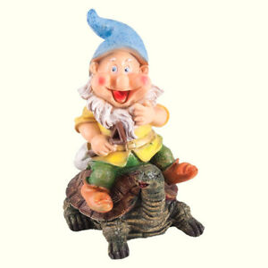 Yard Large Gnome Turtle Garden Sculpture Statue Lawn Outdoor Feng Shui Figurine