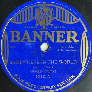 10" 78 RPM-Charles Dalton-Somewhere in the World/Dream Daddy/Banner 1313 - Picture 1 of 4
