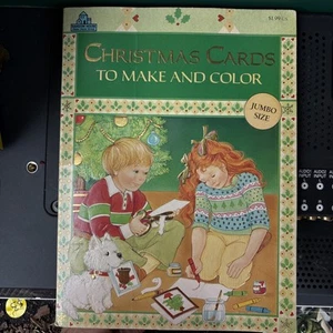 Vintage 1989 "Christmas Things To Make and Color” Activity Book - Picture 1 of 13