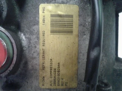 Compresor de aire acondicionado Jaguar S 2006-2008 tipo V6 6X4319D629AA Foto 1 de 4
