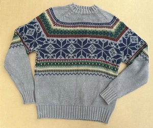 Suéter Aeropostale Compagnie Generale Fair Isle Gris Multicolor Tejido Talla S Para Hombres - Imagen 1 de 12