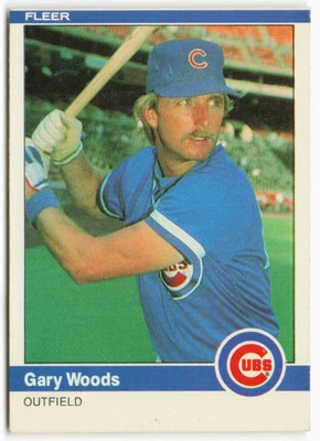 1984 Gary Woods Fleer - Chicago Cubs - Image 1 of 2