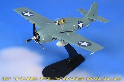 Hobby Master 1:48 F4F-4 Wildcat USN VF-3 Scott McCusky White 11 - Image 1 of 4