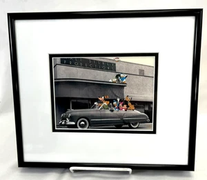 Walt Disney Productions "Walt's Convertible" 9 x 10.5" Framed Legacy Photography - Picture 1 of 3