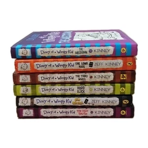 Diary Of A Wimpy Kid Book 6pc Book Bundle Hardcover - Picture 1 of 17