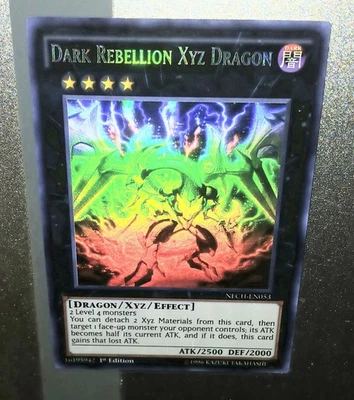 Dark Rebellion Xyz Dragon (Ghost Rare) NECH-EN053 The New Challengers-1st... - Image 1 of 4