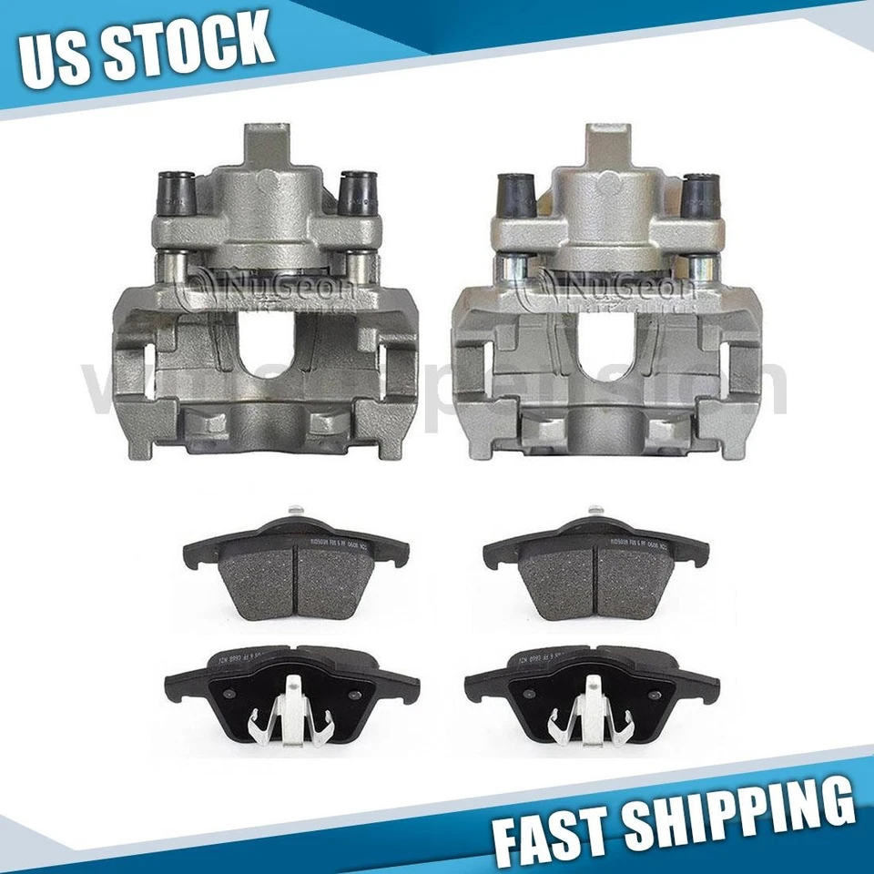 Pinzas de freno traseras y pastillas de freno para 2003 2004 2005 2006 2007 2008 Volvo XC90 Foto 1 de 4