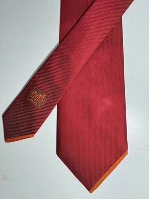 Free shipping Hermes Mens Silk Tie - Image 1 of 4