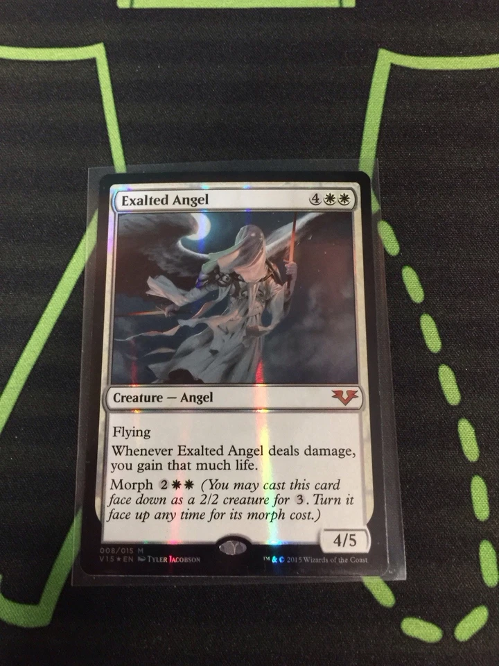 MTG Magic The Gathering Exalted Angel Foil FtV White Commander  - Image 1 of 1