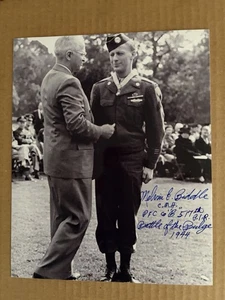 Imagen autografiada 8x10 de Melvin Biddle Medal of Honor Segunda Guerra Mundial - Imagen 1 de 1