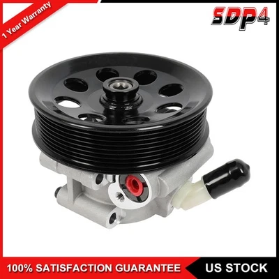 Power Steering Pump w/ Pulley for Ford F-250 F-350 F-450/550 Super Duty 6.7L - Image 1 of 4
