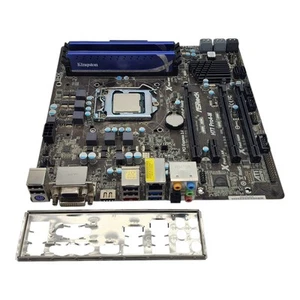 ASRock H77 Pro4-M Intel H77 LGA1155 DDR3 Desktop Motherboard mATX i5-3570K Ram - Photo 1/8