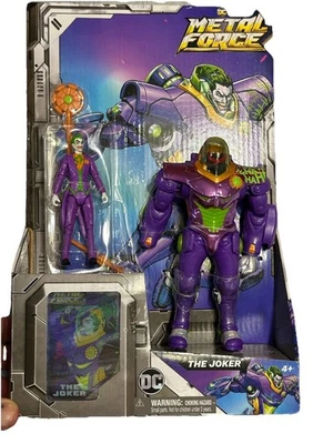 DC Comics, Metal Force Team Up THE JOKER Figure With Card New In Pack NIP TOY - Image 1 of 4