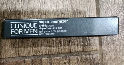 Clinique For Men Super Energizer Anti-Fatigue depuffing Eye Gel 0.5 Ounce NEW - Image 1 of 4