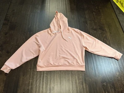 Puma Women's Modern Sport Hoodie Size Medium Pullover Athletic Exercise Gym Read - Image 1 of 4