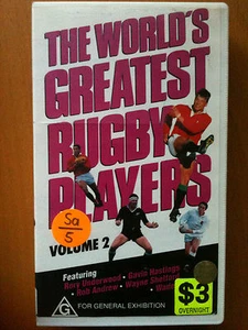 THE WORLD'S GREATEST RUGBY PLAYERS ~ VOLUME 2 ~ RARE VIDEO - Picture 1 of 3