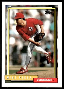 1992 Topps Traded 88T Mike Perez St. Louis Cardinals Baseball Card - Picture 1 of 2