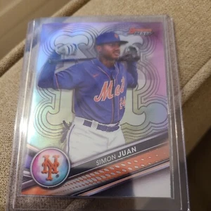 2022 Bowman's Best Simon Juan Top Prospect Refractor TP-16 Mets - Picture 1 of 2