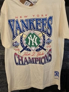 Camiseta espalda con espalda campeones de los Yankees de Nueva York '98-'99 - Imagen 1 de 4