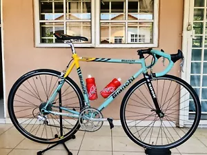 Bianchi Mega Pro Campagnolo Record Titanium 9S Marco Pantani - Picture 1 of 10