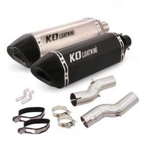 Exhaust Motorcycle Muffler Pipe Mid Link Tip Slip For Suzuki GSXR1300 2021-2025 - Picture 1 of 6