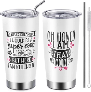 Mothers Day Gifts for Mom from Daughter Son, 20 Oz Stainless Steel Coffee Tumble - Picture 1 of 6