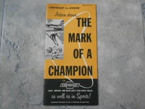 1957 CHEVROLET vs. Dodge TRUCK Feature Comparison Dealer Sales Booklet Original  - Picture 1 of 5