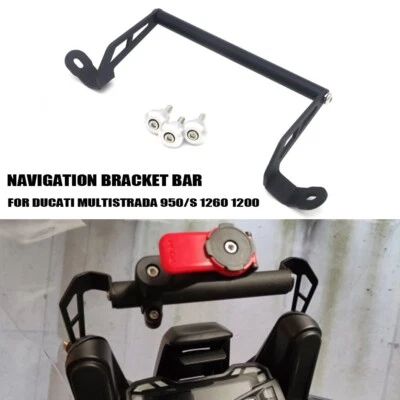 Soportes GPS barras de soporte de navegación aptos para DUCATI MULTISTRADA 1200 S 2015-2017 Foto 1 de 4