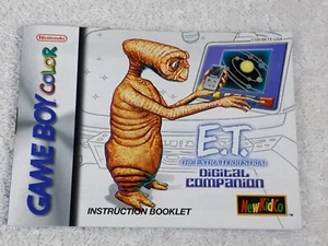 E.T. The Extra-Terrestrial Digital Companion Game Boy Color Manual Only - Picture 1 of 2
