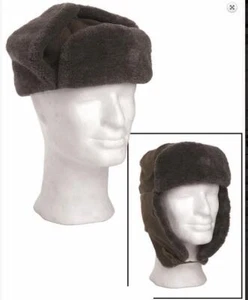 Czech army surplus M85 ushanka cold weather hat fold neck ear cover - Picture 1 of 1