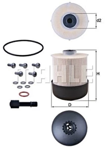 MAHLE Fuel Filter For DACIA RENAULT MERCEDES NISSAN Dokker Express 4150900152 - Picture 1 of 2