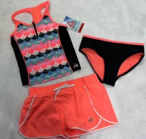 Gerry Youth 3-piece Swim Set, Pink Size M (10-12). New - Picture 1 of 4