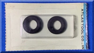VINTAGE ATLAS 1:32 SCALE SLOT CAR PARTS SPONGE TIRES 13/16 INCH 1570-42 - Image 1 of 2