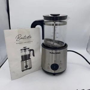Kalorik Bartista 8 In 1 Electric French Press Bartista Stainless Silver Chrome - Picture 1 of 3