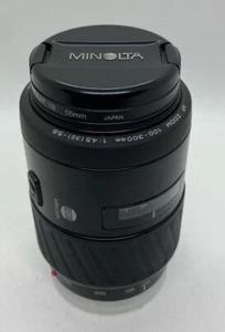 Excellent+++++ Minolta AF Zoom 100-300mm F4.5-5.6 Lens Made in japan㊹ - Picture 1 of 13