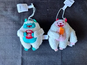 Wondershop 2pk Yeti Christmas Tree Ornaments Cocoa Popsicle Xmas 2024 Target - Picture 1 of 5