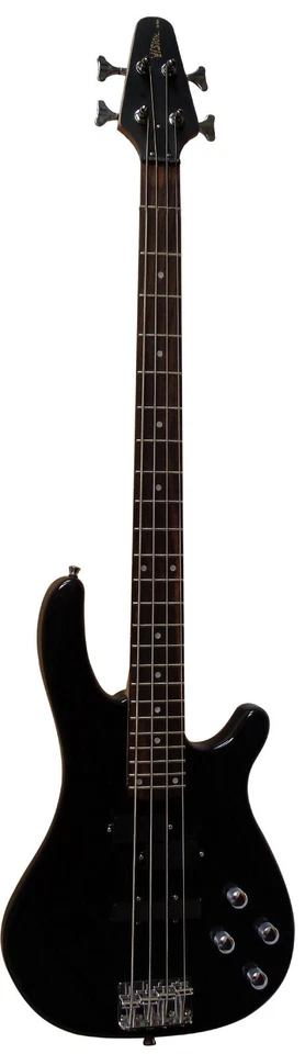 AUSVERKAUF - E-BASS JB10 MATT SCHWARZ - LONG SCALE - ELEKTROBASS - MASSIVKÖRPER - Bild 1 von 1
