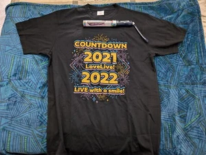 Camisa Love Live Countdown Live with a Smile Concert Kingblade Penlight Aqours - Imagen 1 de 4